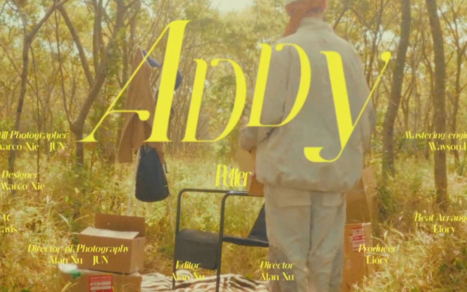 ADDY — MV 片頭字卡設計（1/2）